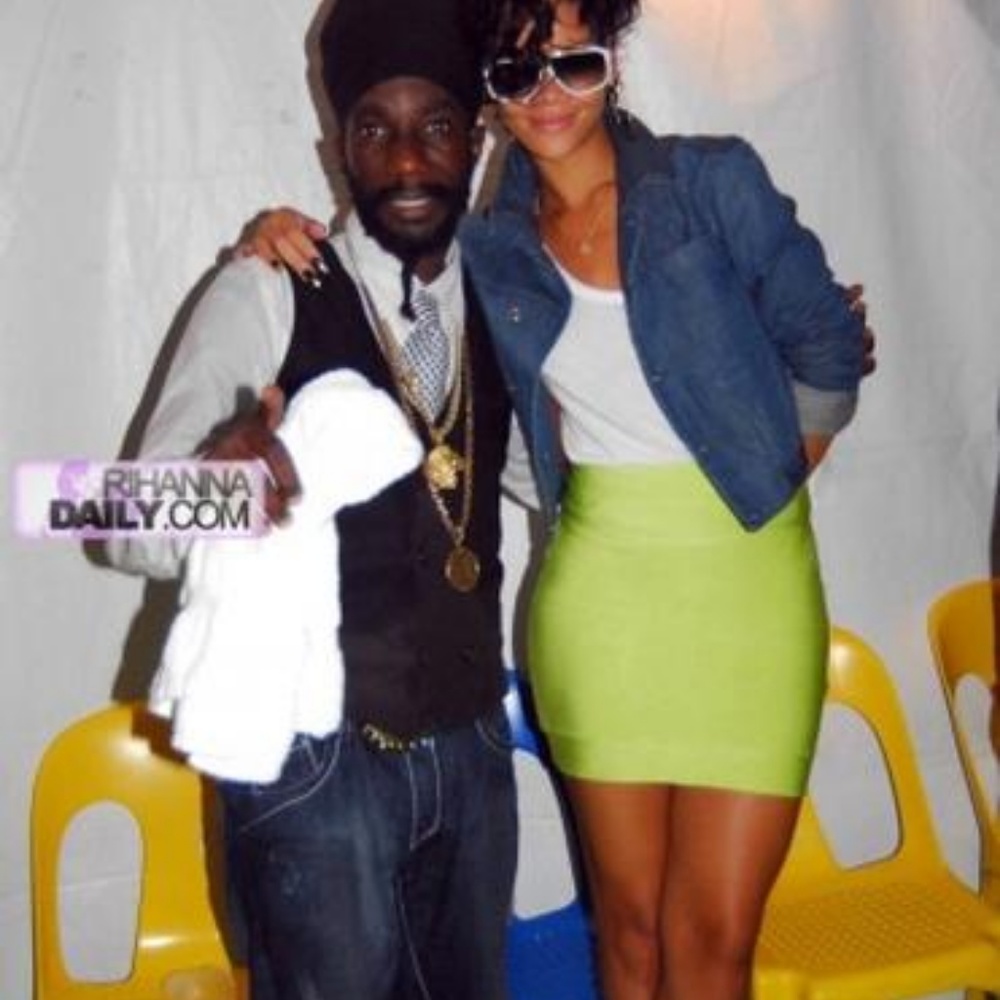 Herve Leger Mini Skirt Neon Lime Green Small